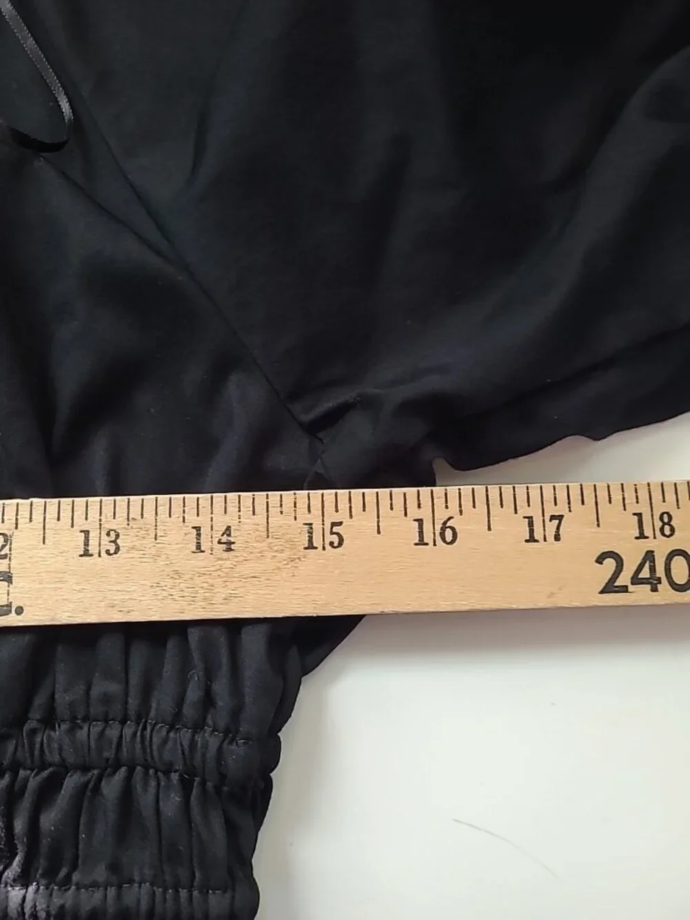Old Navy‎ Top S Black Puff Sleeve Baby Doll Peplum Elastic Waist Y2K Style